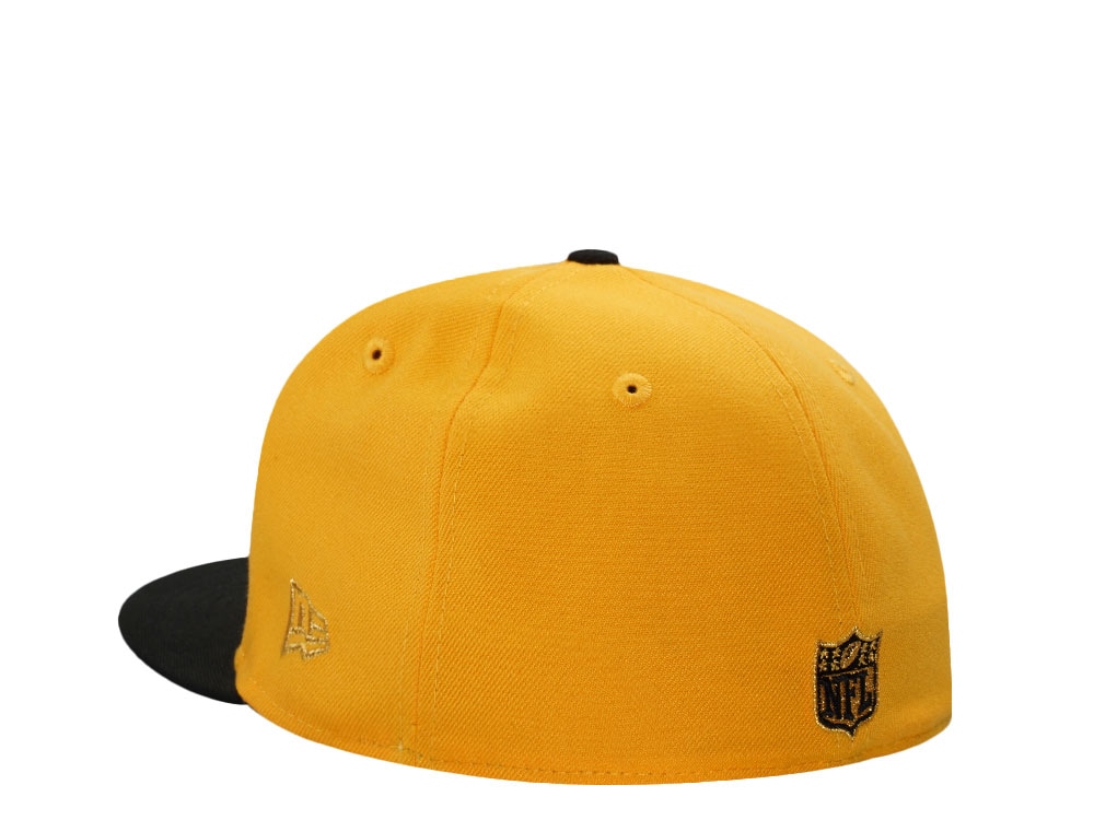 New Era Pittsburgh Steelers 40th Anniversary Gold Two Tone Edition 59Fifty Fitted Casquette