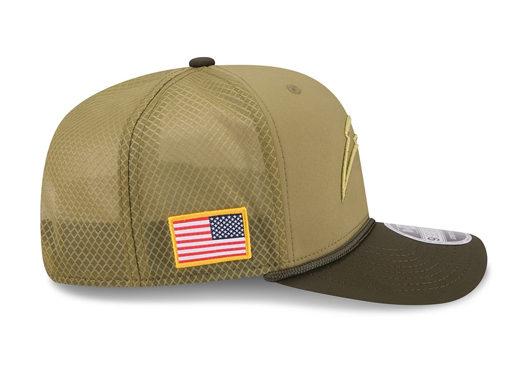New Era Los Angeles Chargers Salute To Service 2025 9Seventy Snapback Casquette