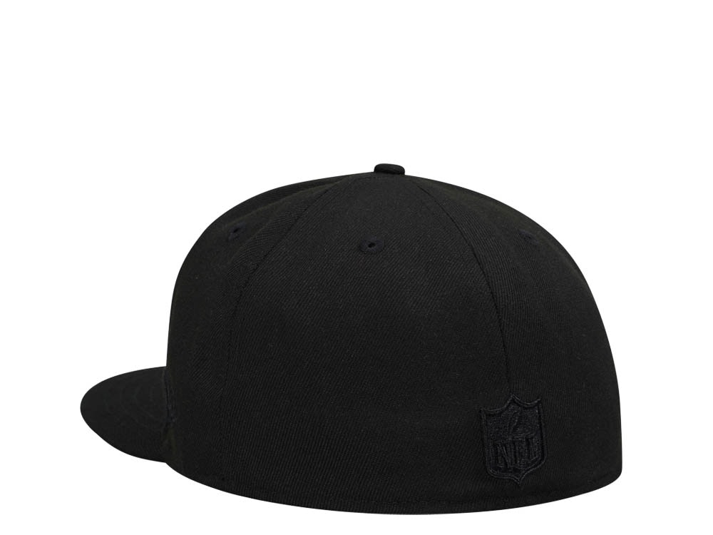 New Era Los Angeles Chargers All Black Edition 59Fifty Fitted Casquette