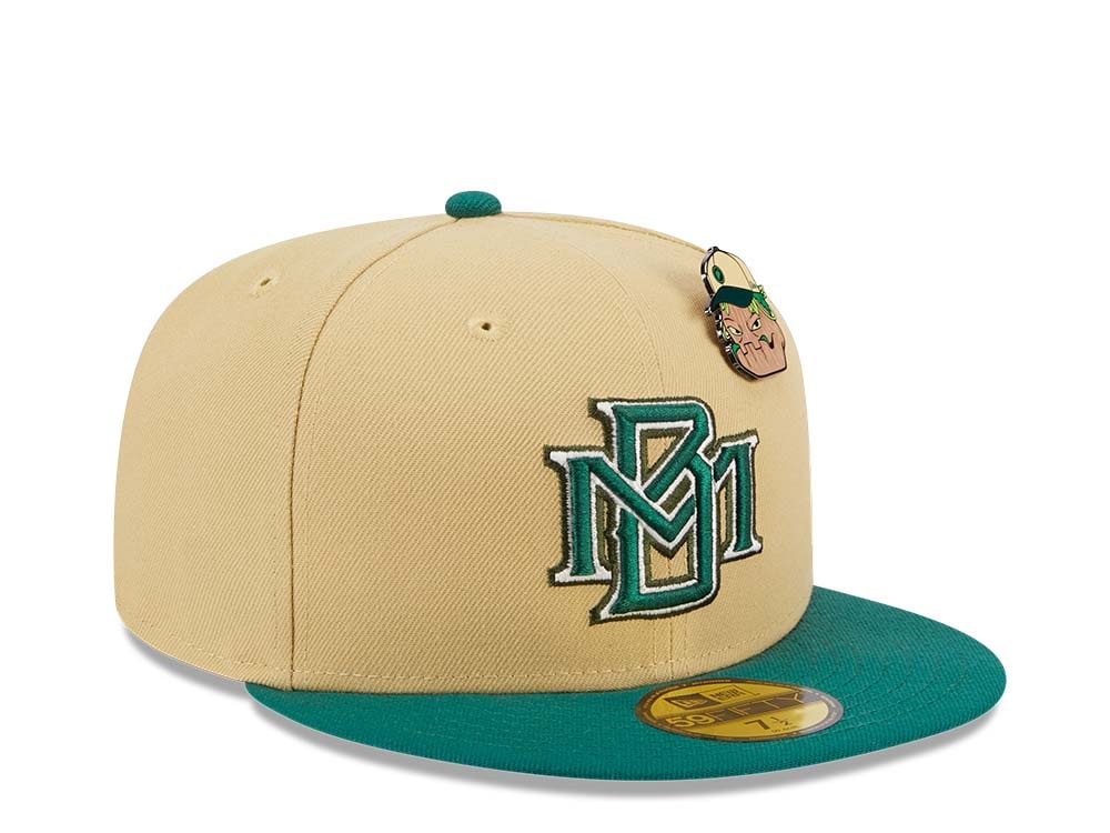 New Era Milwaukee Brewers The Elements Vegas Gold Two Tone Edition 59Fifty Fitted Casquette