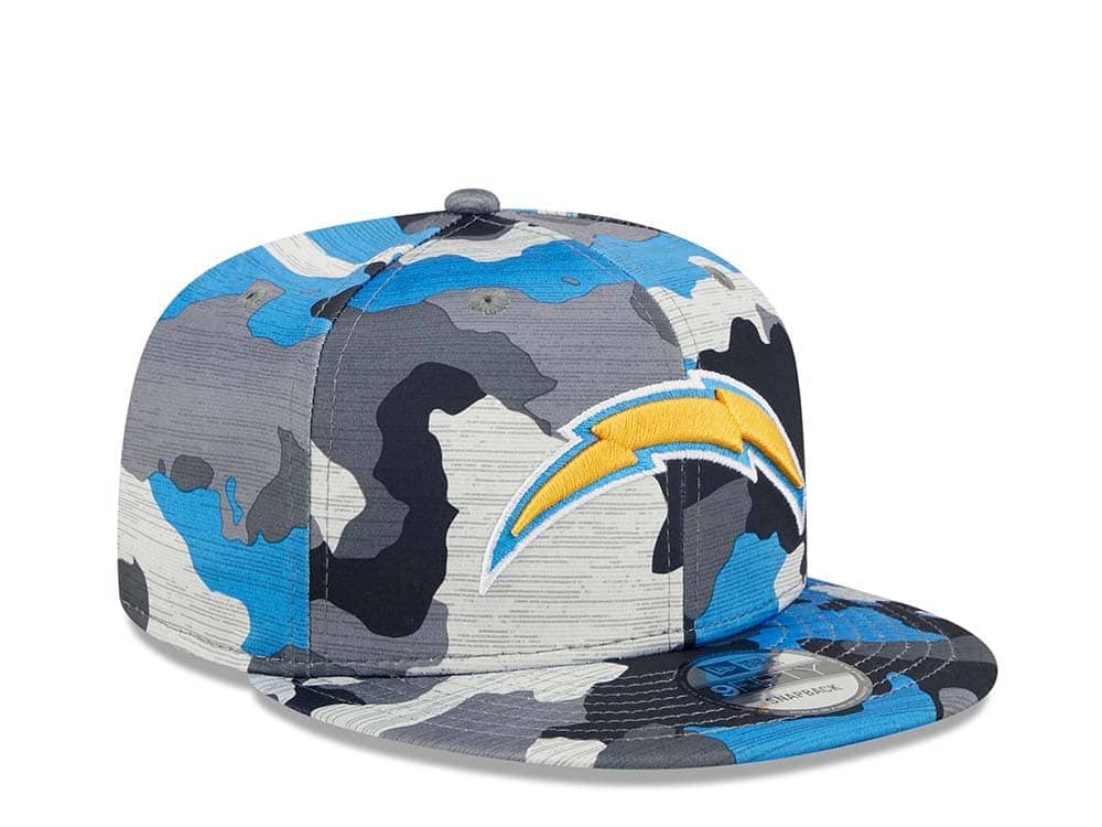 New Era Los Angeles Chargers NFL Training Camp 22 Camo 9Fifty Snapback Casquette