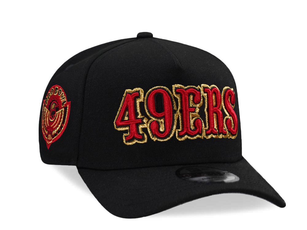 New Era San Francisco 49ers Pro Bowl 1996 Black Prime Edition 9Forty A Frame Snapback Casquette