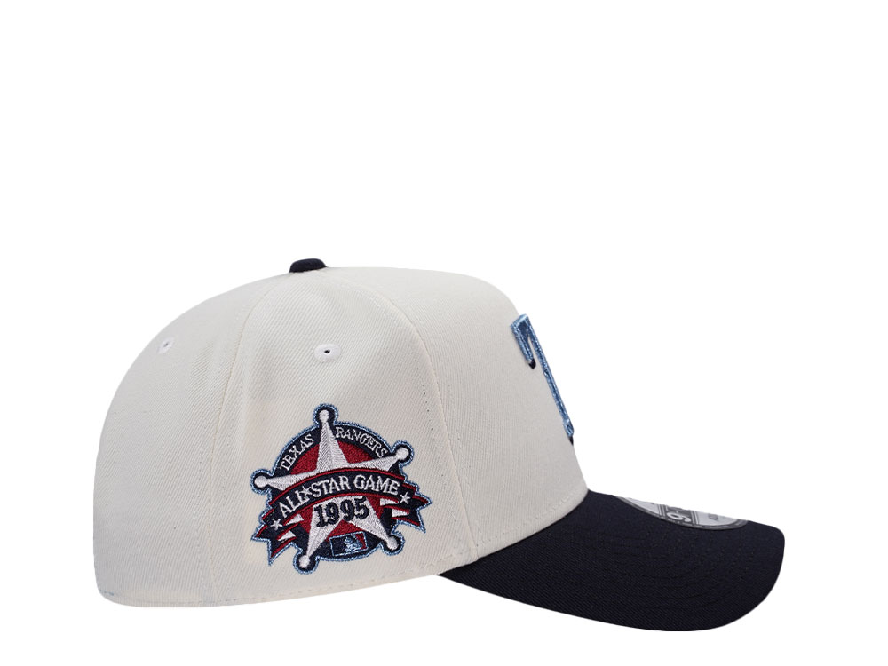 New Era Texas Rangers All Star Game 1995 Chrome Two Tone Edition 9Forty A Frame Snapback Casquette