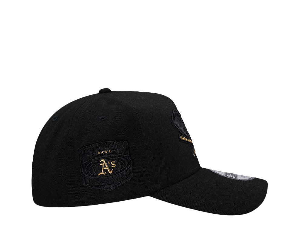 New Era Oakland Athletics Coliseum Black Out Prime Edition 9Forty A Frame Snapback Casquette