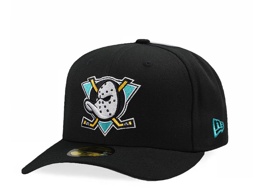 New Era Anaheim Ducks Black Classic Edition Pre Curved 59Fifty Fitted Casquette