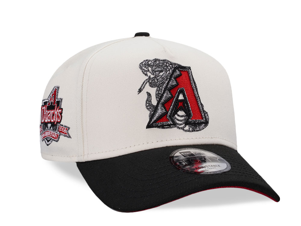 New Era Arizona Diamondbacks 10th Anniversary Chrome Two Tone Prime Edition 9Forty A Frame Snapback Casquette