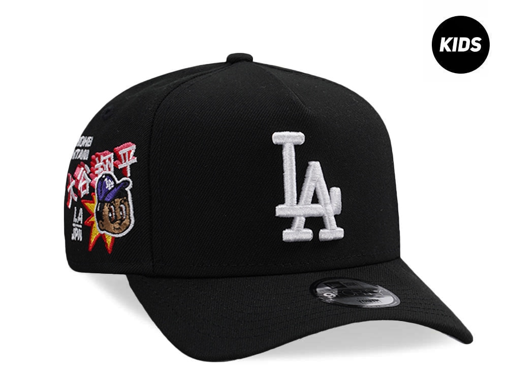 New Era Los Angeles Dodgers Ohtani Black Prime Edition Kids 9Forty A Frame Snapback Casquette
