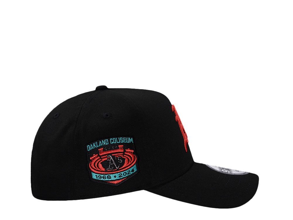 New Era Oakland Athletics Coliseum Lava Black Prime Edition 9Forty A Frame Snapback Casquette