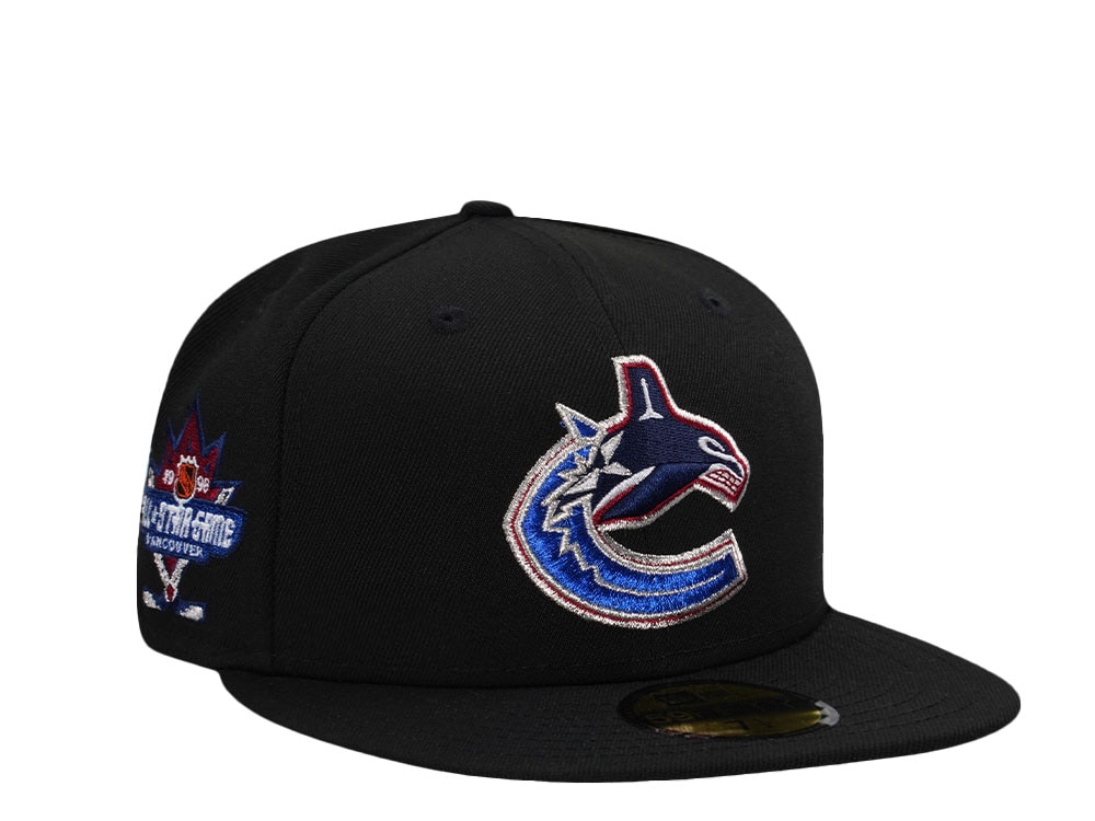 New Era Vancouver Canucks All Star Game 1998 Black Throwback Edition 59Fifty Fitted Casquette