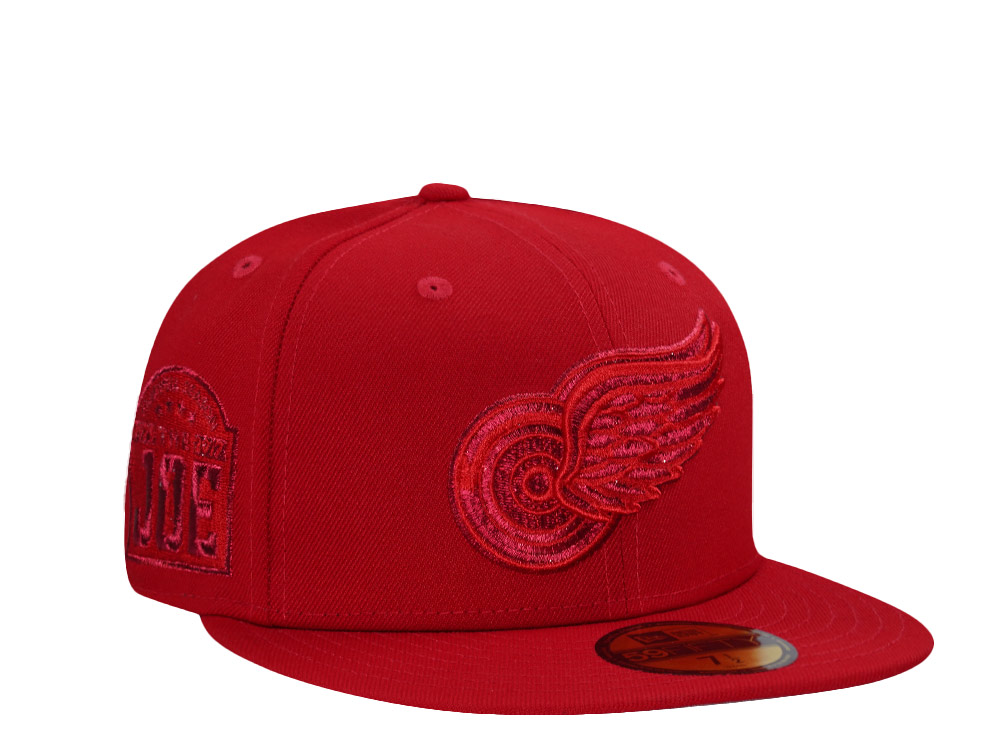 New Era Detroit Red Wings Metallic Farewell the Joe  Red Prime Edition 59Fifty Fitted Casquette