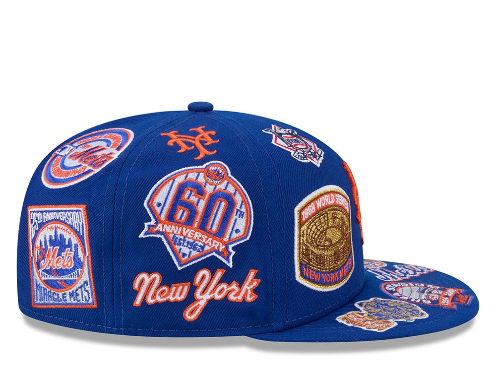 New Era New York Mets All Over Blue Edition 59Fifty Fitted Casquette