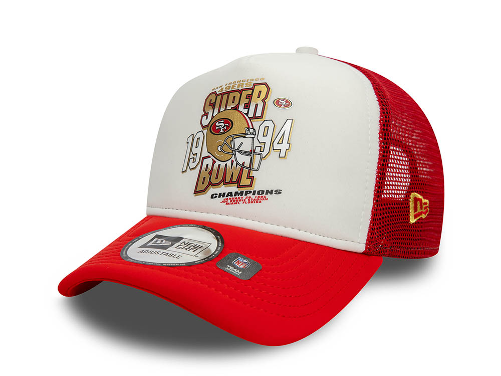 New Era San Francisco 49ers Super Bowl 1994 Two Tone 9Forty A Frame Trucker Snapback Casquette