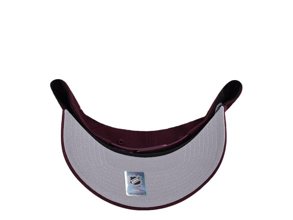 New Era Anaheim Ducks 30th Anniversary Maroon Prime Edition 9Forty A Frame Snapback Casquette