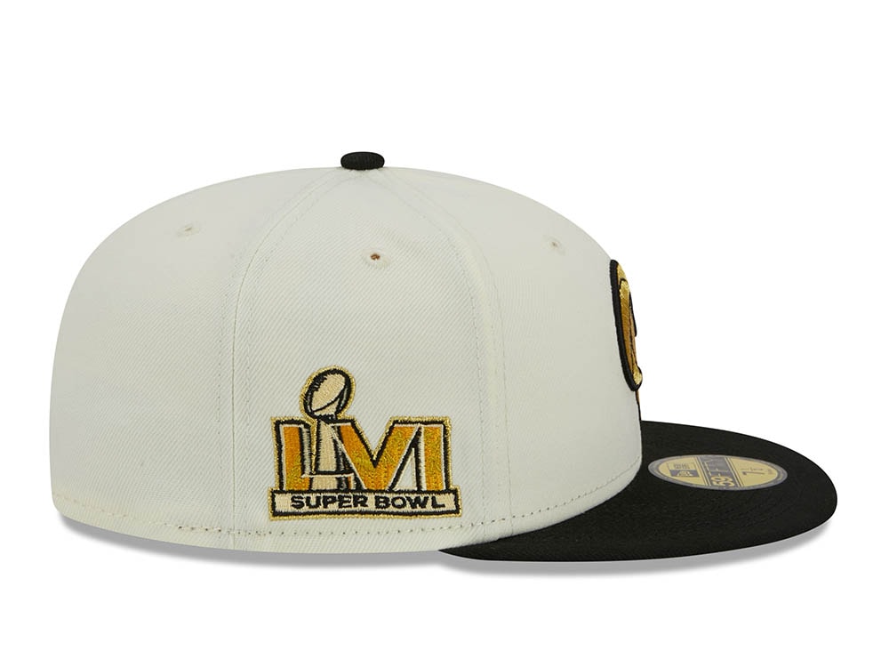 New Era Los Angeles Rams Super Bowl LVI Two Tone City Icon 59Fifty Fitted Casquette