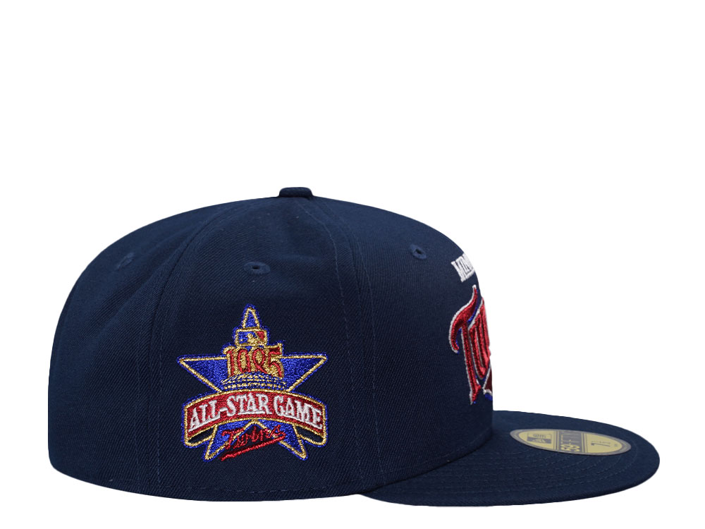 New Era Minnesota Twins All Star Game 1985 Navy Throwback Edition 59Fifty Fitted Casquette