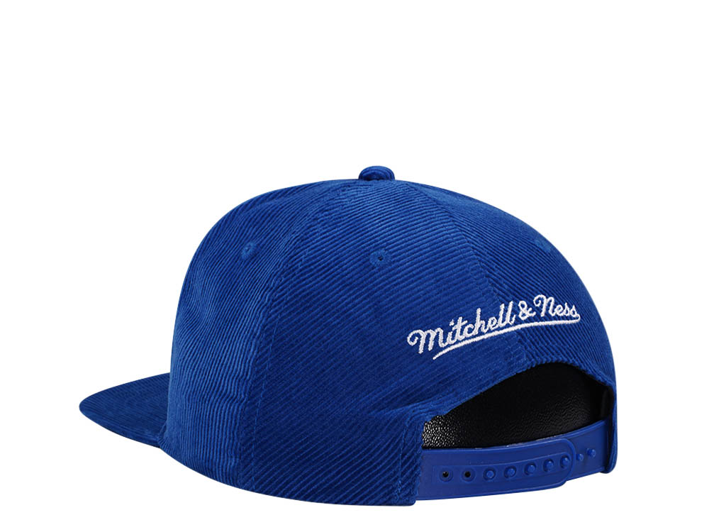 Mitchell & Ness Denver Nuggets Blue Cord Hardwood Classic Snapback Casquette