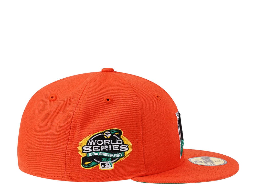 New Era Florida Marlins World Series 2003 Orange Flash Edition 59Fifty Fitted Casquette