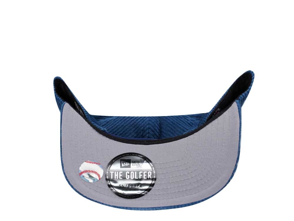 New Era Los Angeles Dodgers Cord Blue Golfer Snapback Casquette
