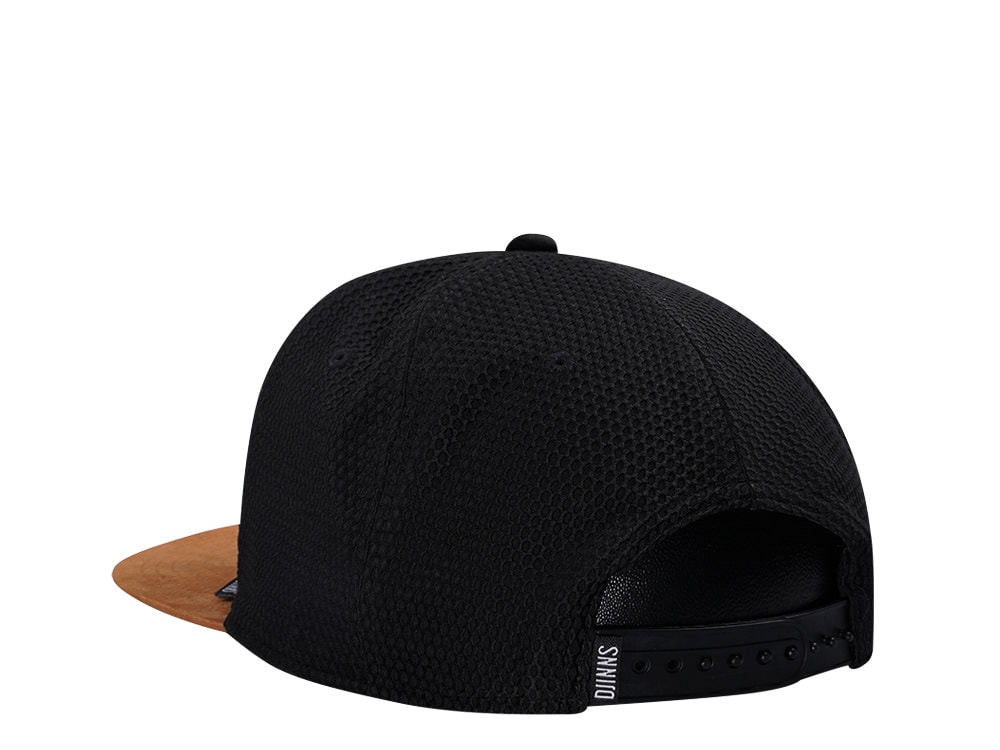 Djinns Honey Knit Black Snapback Casquette