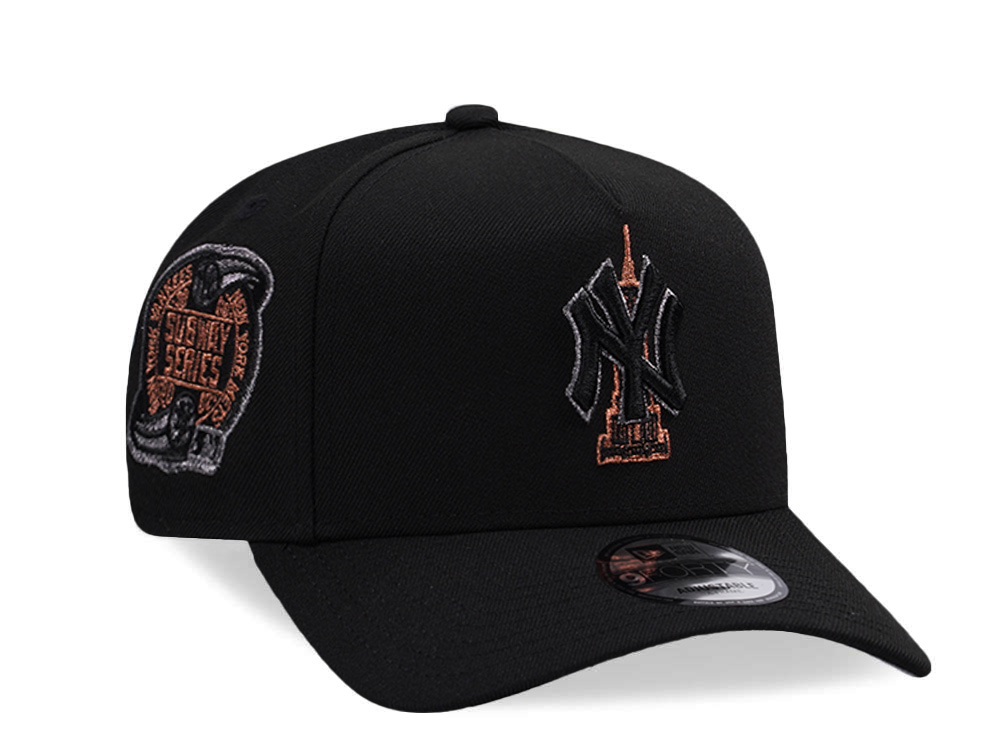 New Era New York Yankees World Series 2000 Black Prime Edition 9Forty A Frame Snapback Casquette