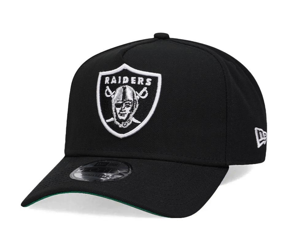 New Era Las Vegas Raiders Black Throwback 9Forty A Frame Snapback Casquette