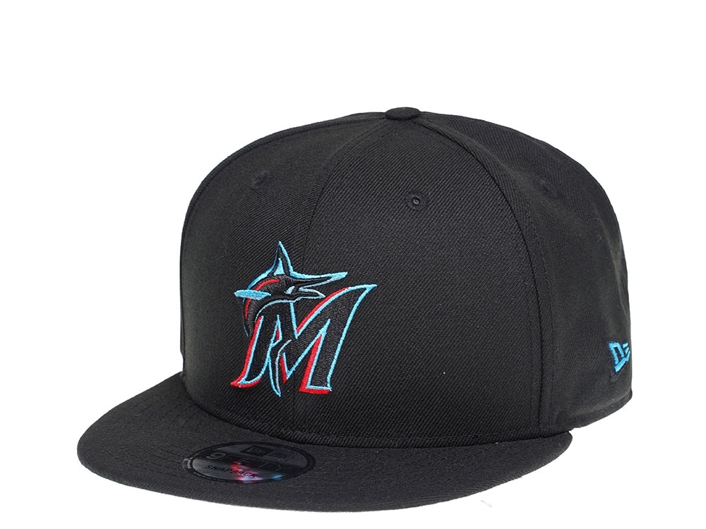 New Era Miami Marlins Black Edition 9Fifty Snapback Casquette