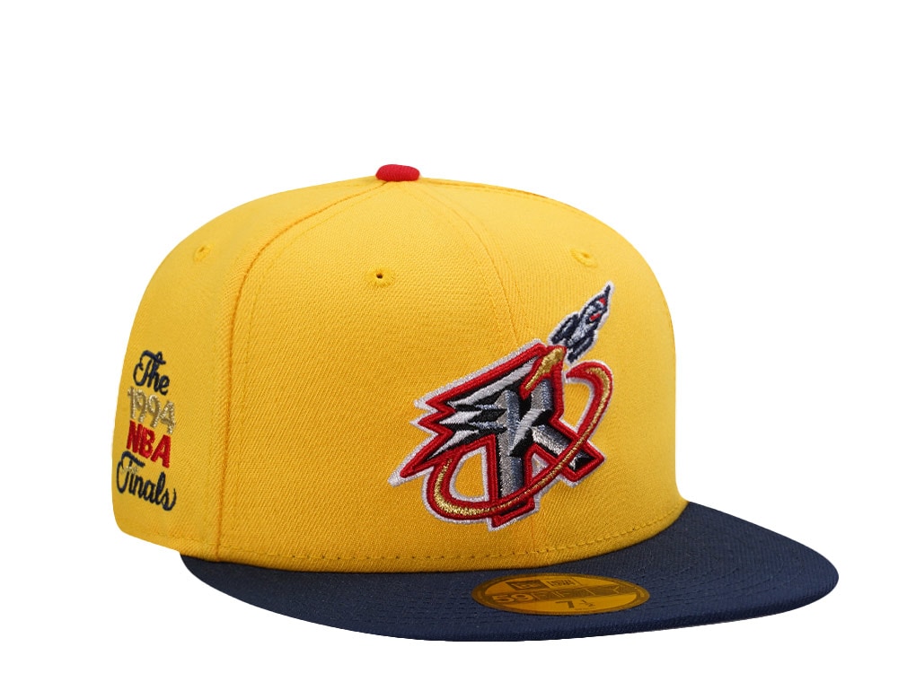 New Era Houston Rockets NBA Finals 1994 Yellow Two Tone Edition 59Fifty Fitted Casquette