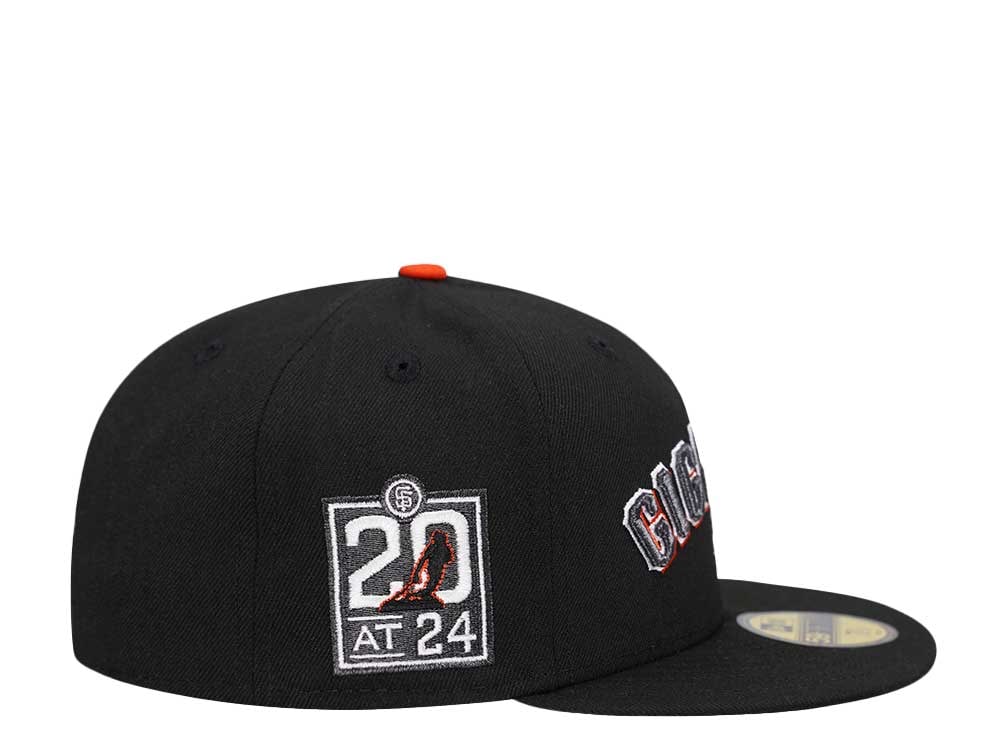 New Era San Francisco Giants 20 AT 24 Gigantes Black Pearl Edition 59Fifty Fitted Casquette