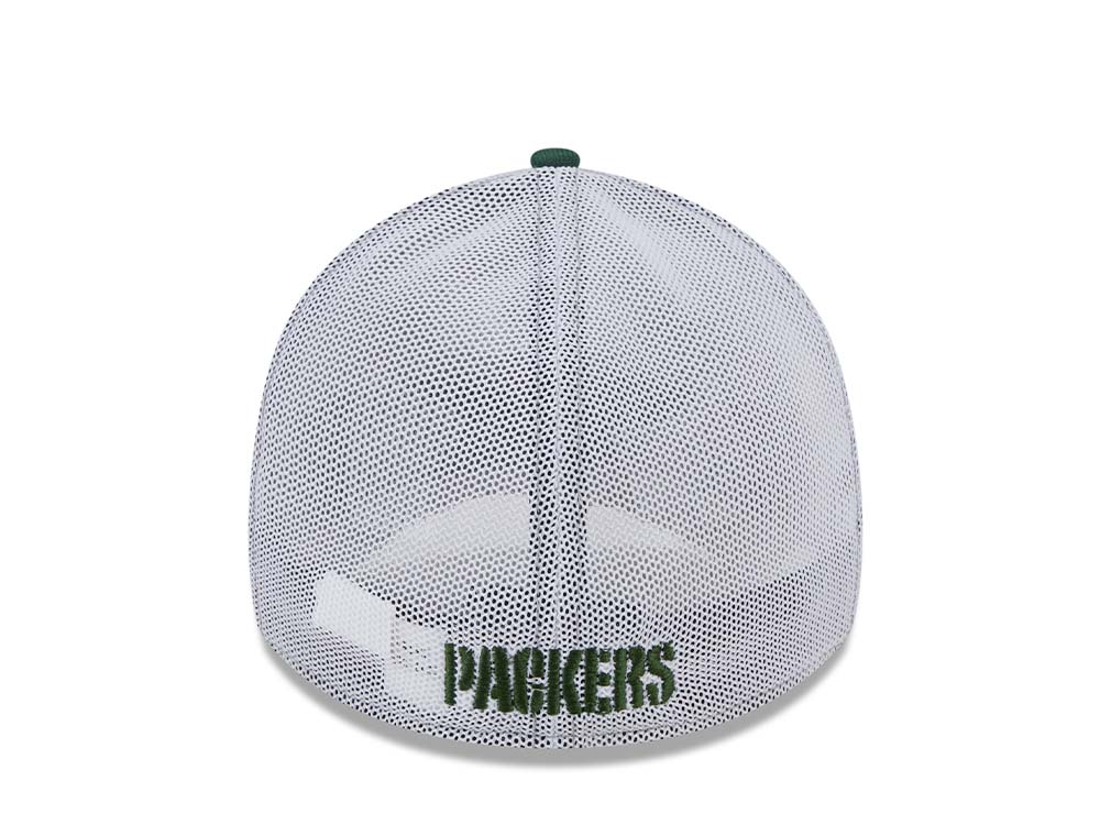 New Era Green Bay Packers Heather Trucker Two Tone Edition 39Thirty Stretch Casquette