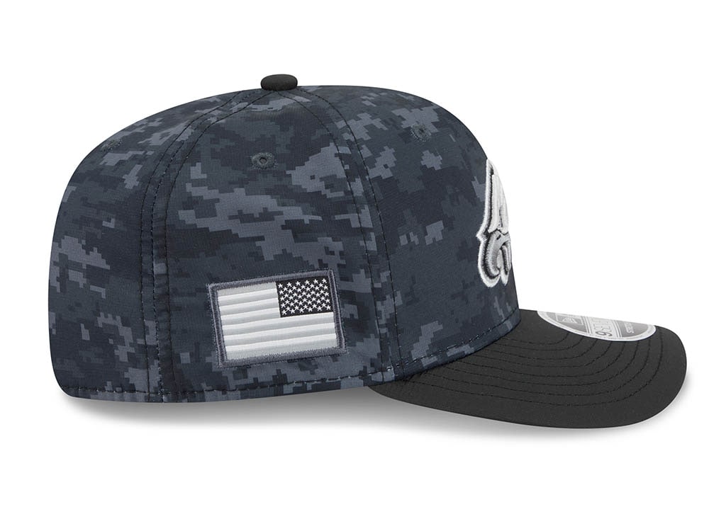 New Era Philadelphia Eagles NFL Salute to Service 2026 Digi Camo Black 9Seventy Stretch Snapback Casquette