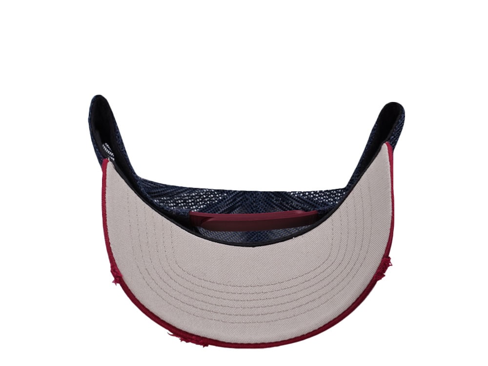 Parallel Union Oval Patch Stone Distressed Edition Trucker Snapback Casquette