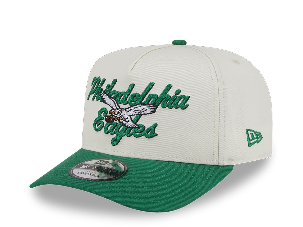 New Era Philadelphia Eagles Chainstitch 9Fifty A Frame Snapback Casquette