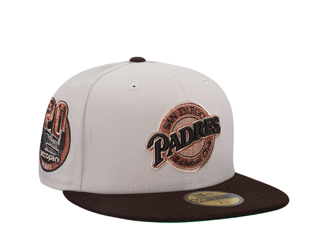 New Era San Diego Padres 20 Years Stone Copper Two Tone Edition 59Fifty Fitted Casquette