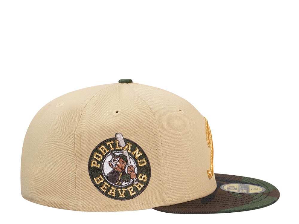 New Era Portland Beavers Vegas Camo Two Tone Edition 59Fifty Fitted Casquette