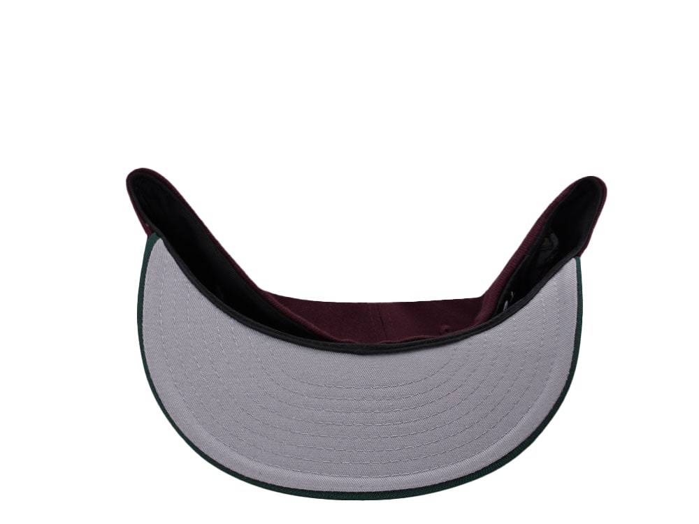 New Era Mexico Aztec Warrior Mask Maroon Edition 59Fifty Fitted Casquette