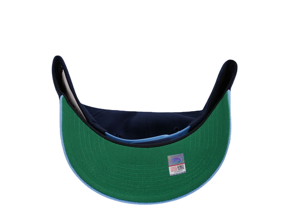 Mitchell & Ness North Carolina Tar Heels Pro Crown Fit Navy Snapback Casquette