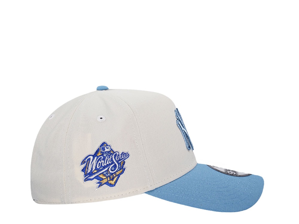 New Era New York Yankees World Series 1998 Chrome Gold Edition 9Forty A Frame Snapback Casquette