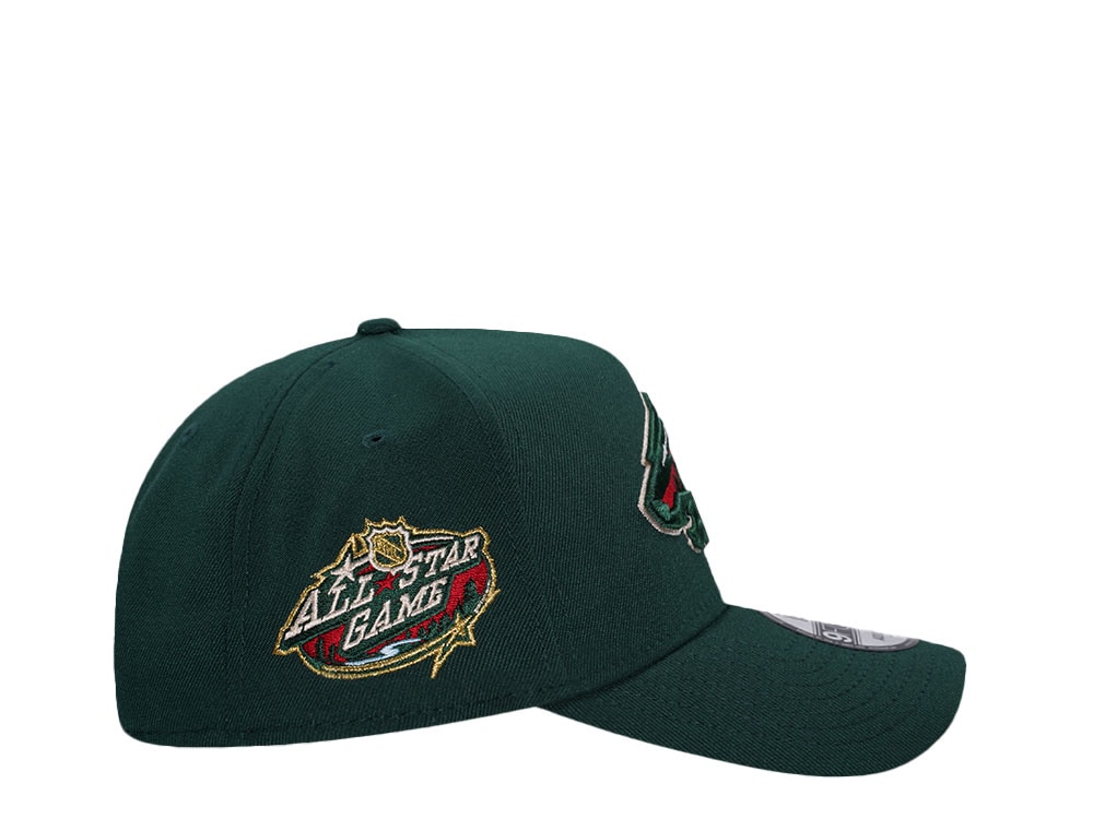 New Era Minnesota Wild All Star Game 2004 Dark Green Edition 9Forty A Frame Snapback Casquette