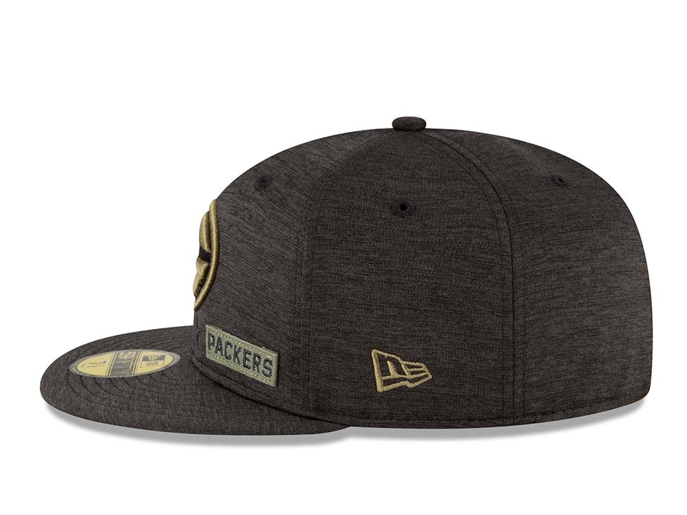 New Era Green Bay Packers Salute to Service 2020 Fitted 59Fifty Casquette