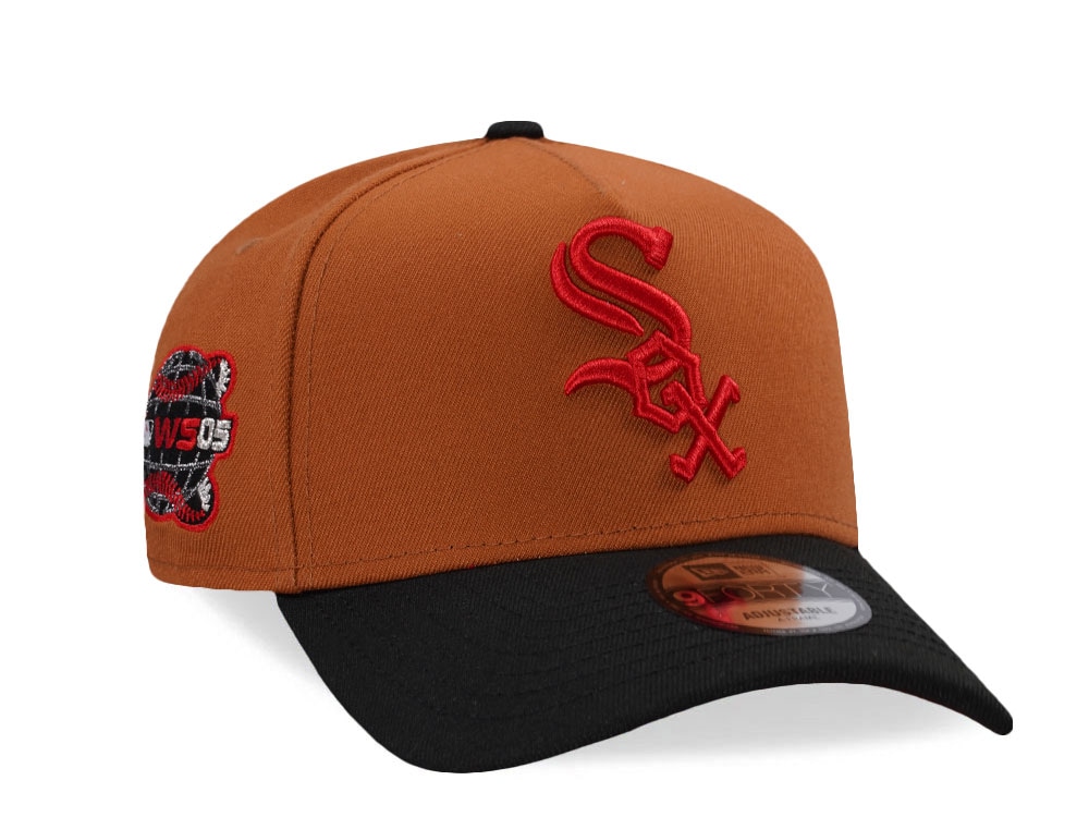 New Era Chicago White Sox World Series 2005 Earth Brown Two Tone Edition 9Forty A Frame Snapback Casquette