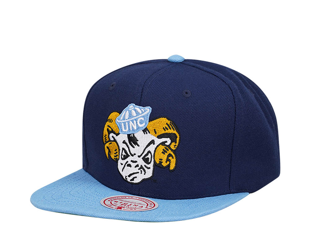 Mitchell & Ness University of North Carolina Team Two Tone 2.0 Snapback Casquette