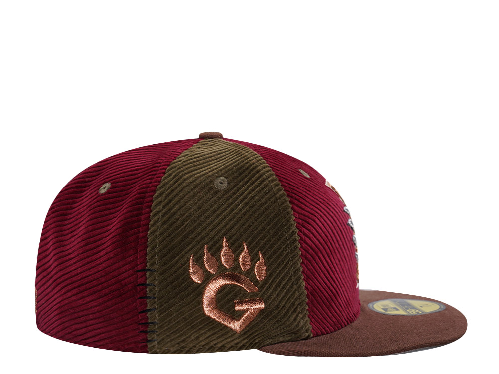 New Era Fresno Grizzlies Metallic Corduroy Pinwheel Horror Edition 59Fifty Fitted Casquette