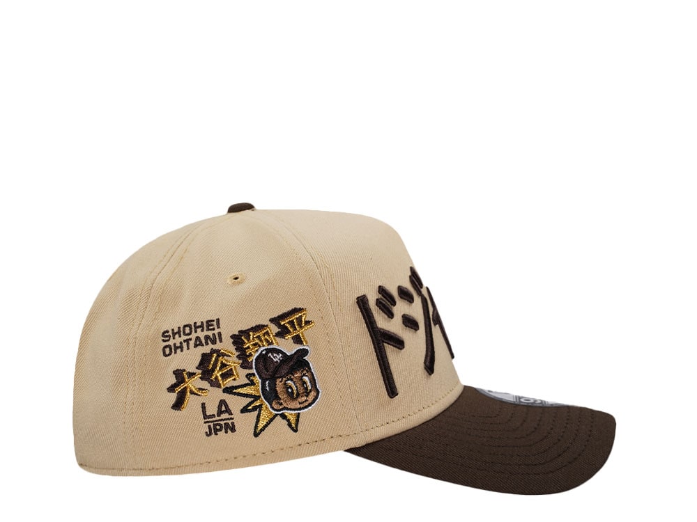 New Era Los Angeles Dodgers Ohtani Vegas Gold Two Tone Edition 9Forty A Frame Snapback Casquette