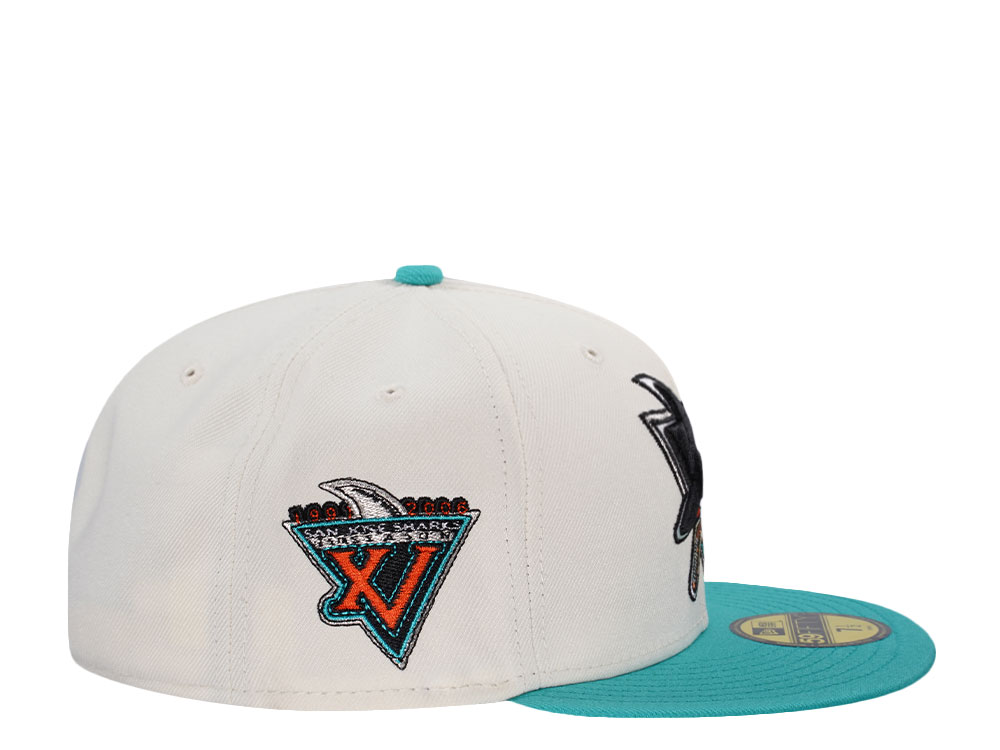 New Era San Jose Sharks 15th Anniversary Chrome Two Tone Edition 59Fifty Fitted Casquette