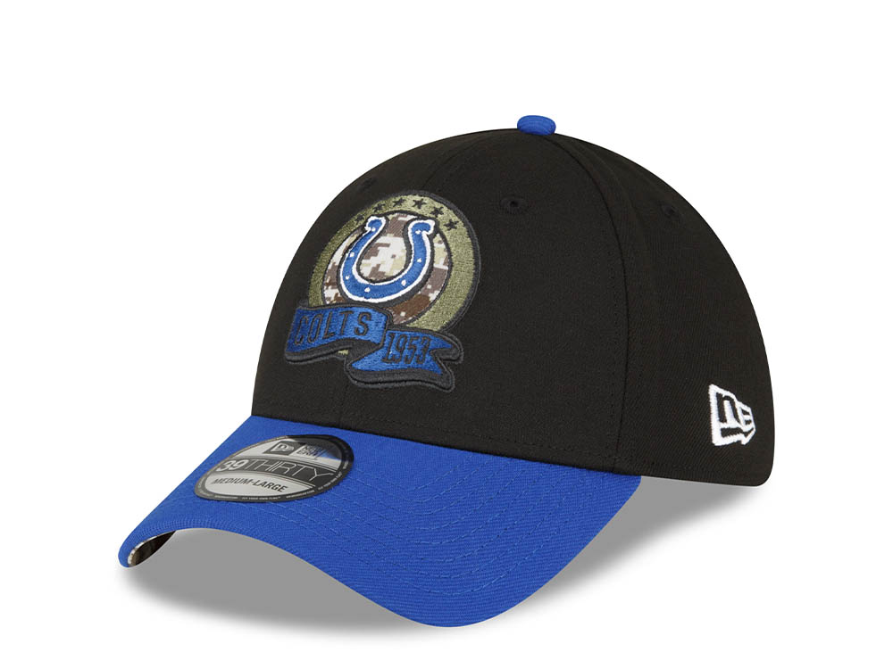New Era Indianapolis Colts Salute to Service 2022 39Thirty Stretch Casquette