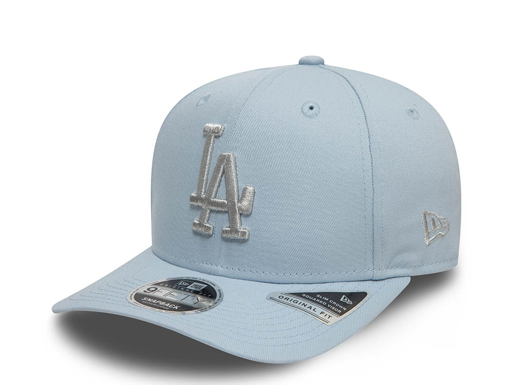 New Era Los Angeles Dodgers Metallic Pale Blue 9Fifty Original Fit Snapback Casquette