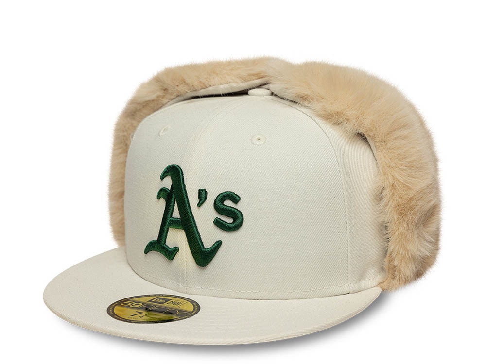 New Era Oakland Athletics World Series 1989 Ivory Prime Edition 59Fifty Dogear Fitted Casquette