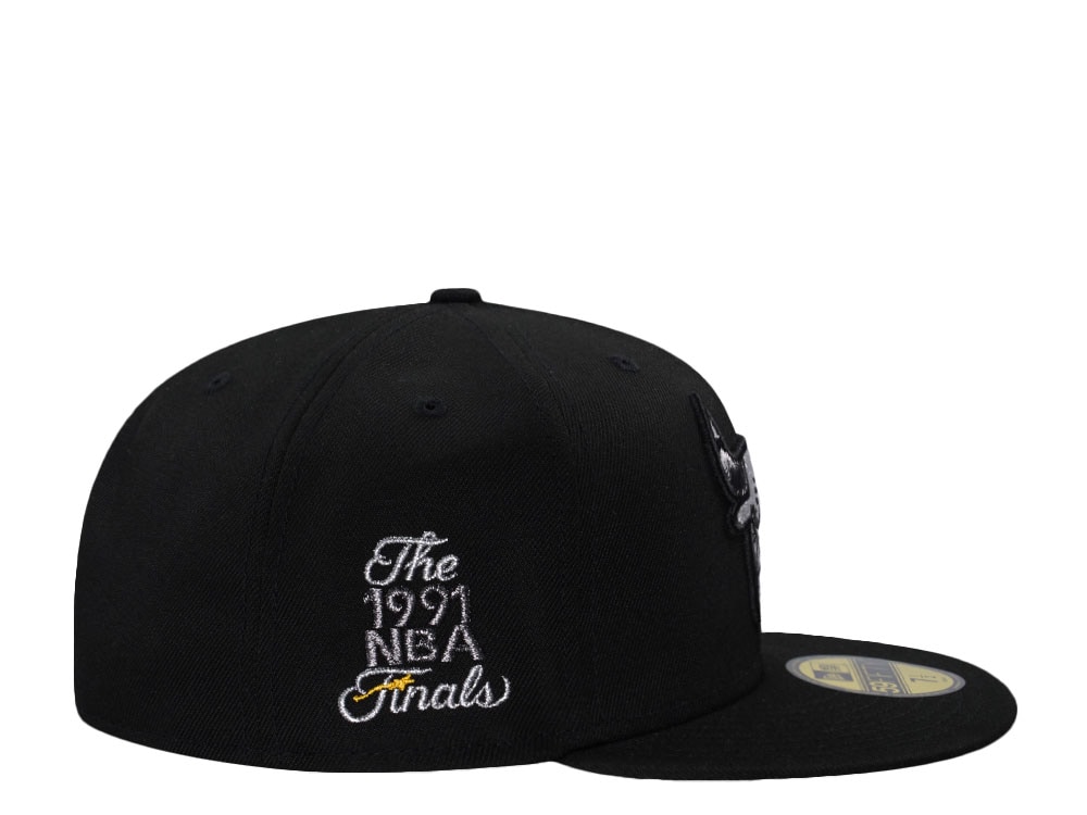 New Era Chicago Bulls NBA Finals 1991 Black Prime Edition 59Fifty Fitted Casquette