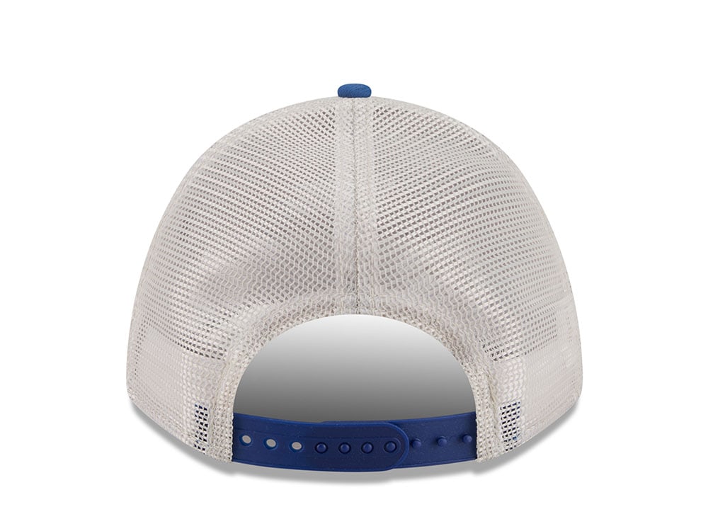 New Era Los Angeles Dodgers Frayed Patch Stone Two Tone Edition 9Forty M Crown A Frame Trucker Snapback Casquette