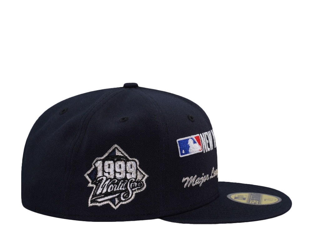 New Era New York Yankees World Series 1999 Workleaugue Navy Prime Edition 59Fifty Fitted Casquette